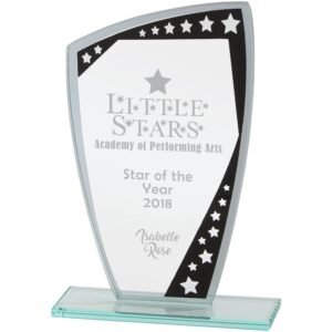 Cosmic Mirror Jade Glass Trophy Award 5mm Thick 170mm