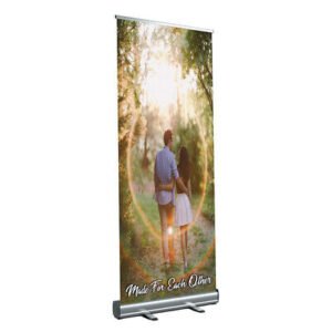 Roll Up Banner Pop/Roll/Pull up Exhibition Display Stand 850 x 2000 mm