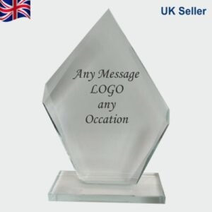 Crystal Iceberg Stand Award (In Presentation Case) - 10mm Thickness