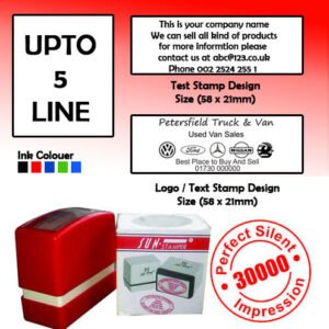 Personalised Self Ink Rubber Stamp