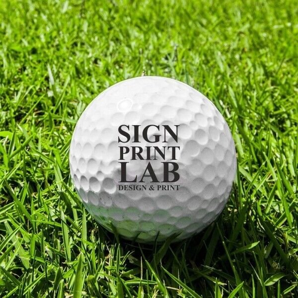 Golf Balls Personalised Funny Golf Balls with Logo Picture Gift For Golfers (Pack of 2)