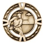 V-Tech Series Medal – Rugby 60mm Gold