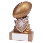 Shield Rugby Mini Award 95mm