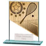 Mustang Squash Jade Glass Award,Trophy,Trophies