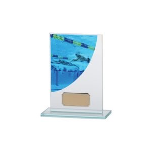 CR4828A_TS_O (140mm) Colour Curve Swimming Jade Glass Award CR4828