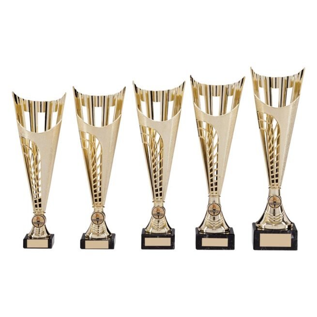 Garrison Plastic Laser Cut Cup Gold