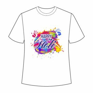 Holi T-Shirt – Colorful Festival T-Shirt  XS/S/M/L/XL (Unisex) Mens/Kids Design 04