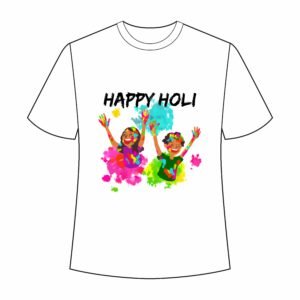 Holi T-Shirt – Colorful Festival T-Shirt  XS/S/M/L/XL (Unisex) Mens/Kids Design 02