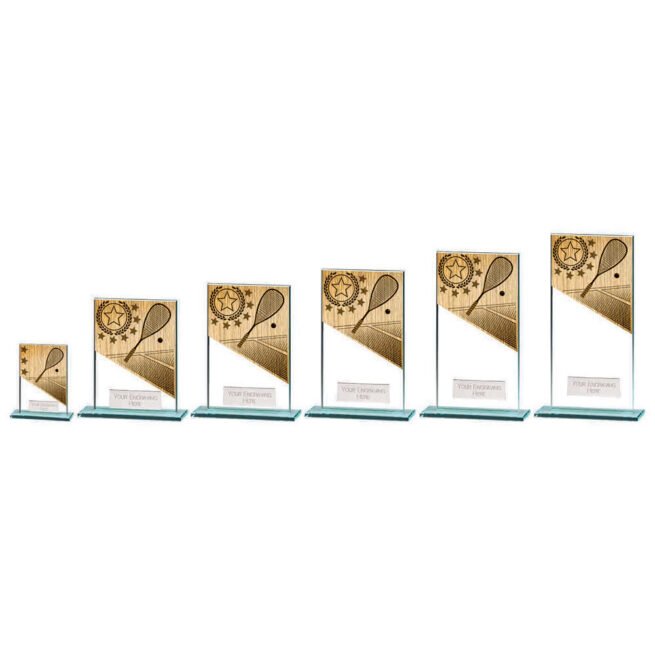 Mustang Squash Jade Glass Award,Trophy,Trophies