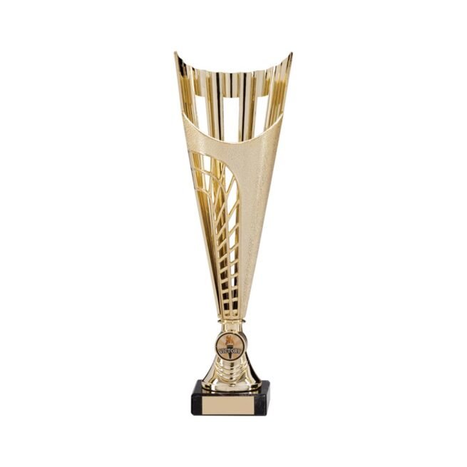 Garrison Plastic Laser Cut Cup Gold