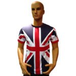 Union Jack T-Shirt Crew Neck unisex 100% Cotton Kids / Adult