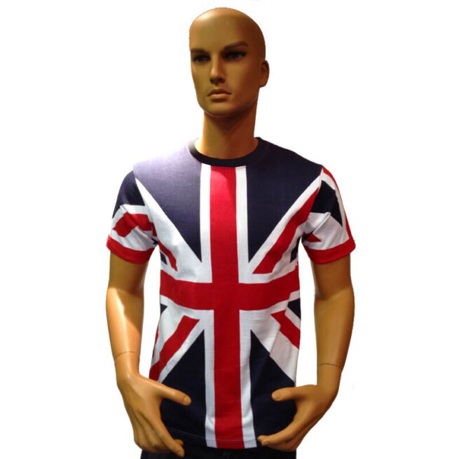Union Jack T-Shirt Crew Neck unisex 100% Cotton Kids / Adult