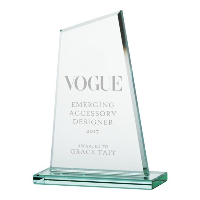 Vanquish Jade Glass Award,Trophy, Trophies 175mm