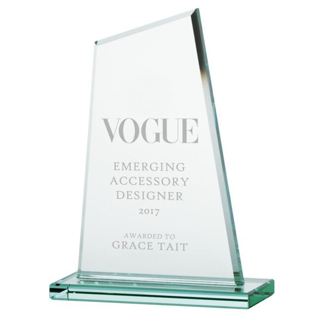Vanquish Jade Glass Award,Trophy, Trophies 200mm