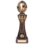 Sign Print Lab Maverick Cricket Heavyweight Award Trophy Copper Size: 315mm