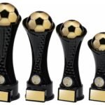 Sign Print Lab Dark Knight Football Trophy Tower Pack of 4